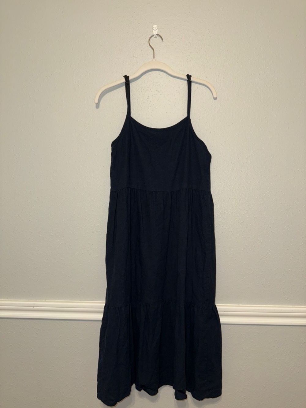 Urban Renewal Navy Sleeveless Tiered Maxi Dress